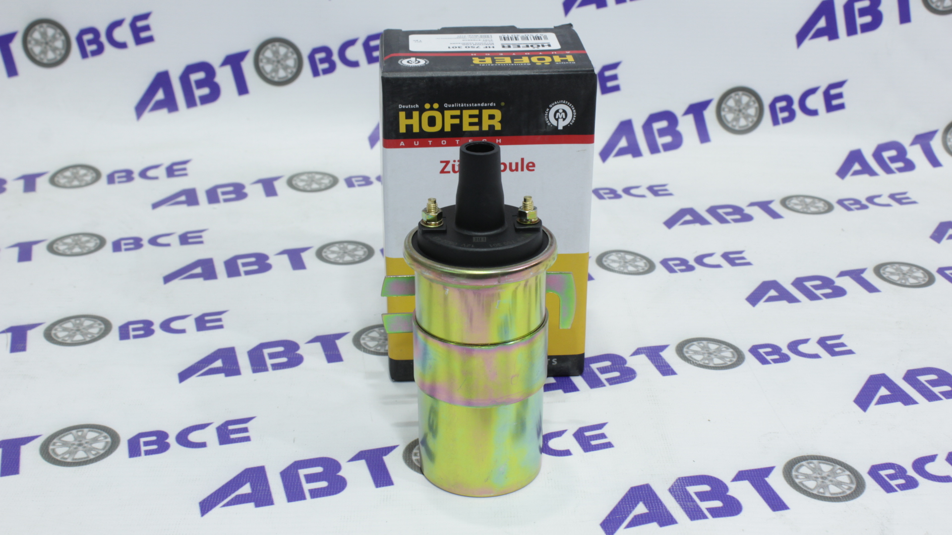 Катушка зажигания (бобина) ВАЗ-2101-07 (контакт зажигания) HOFER